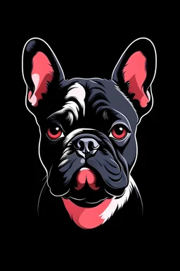 i want a logo for my french bulldog digital market app selling images and articles