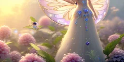 crystal subtle flower in a galactic ambiance beautiful fairy, transparent, delicate colors, in the foreground, full of details, smooth，soft light atmosphere, light effect，vaporwave colorful, concept art, smooth, extremely sharp detail, finely tuned detail, ultra high definition, 8 k, unreal engine 5, ultra sharp focus