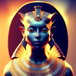 softly lit portrait of the beautiful egyptian goddess, bastet, bast, woman / cat hybrid, soft torchlight in an egyptian tomb, digital art by ruan jia and mandy jurgens and artgerm and william - adolphe bouguereau, highly detailed, trending on artstation, award winning,