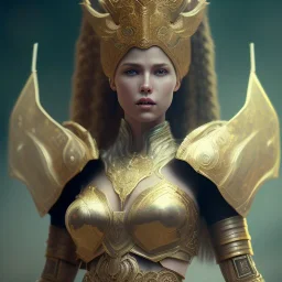 badass female goddess of war, very beautiful figure,tilt shift blur, wearing detailed,armor,object shadow,extraordinary, sharp focus,macro lens,intricate filigree metal design, full body portrait, cinematic, unreal engine 5, 8k, hyper realistic. Volumetric lighting, unreal engine 5 ,hyper elegant,hyperphotorealistic, epic composition,cinematic lighting, hyperphotomaximalist, masterpiece,epic composition, ,Glim lighting