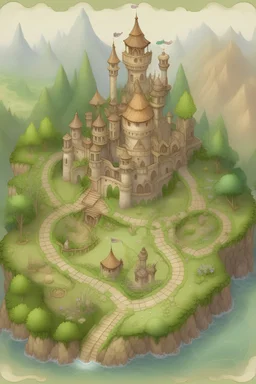spring elf castle map