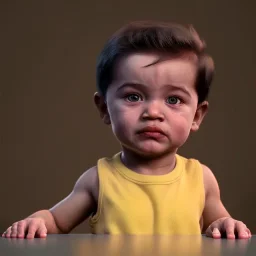 Rocky toddler, full body, dramatic lighting, hyper realistic