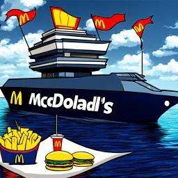 The McDonalds fast food chain builds its own navy.