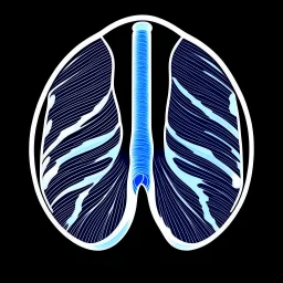 Lung Logo for ID, 4k, high resolution