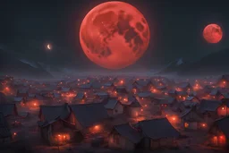 village under one single blood moon