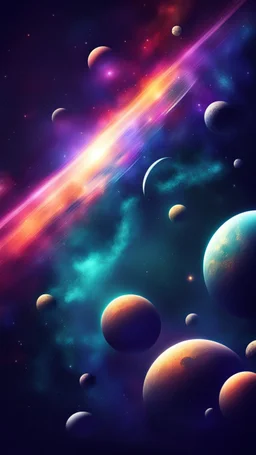 space stylized background