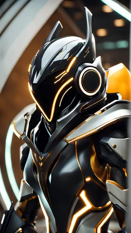 An incredible ultra advanced warframe with plenty of sophisticated gadgets with the whole and full body full armor with ultra sophisticated machine compagnon ultra high resolution and details with maximum ratings and frames possible and by the most advanced camera lenses.mind.Huge
