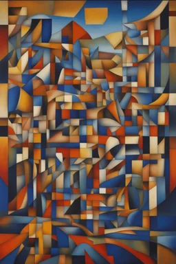 Flatlands of a two-dimensional world; Dynamic Cubism