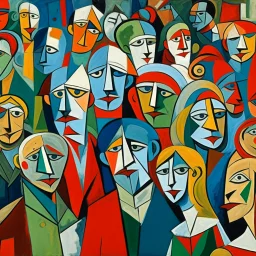 picasso crowd people