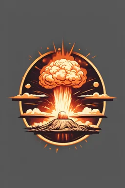 Nuclear explosion logo