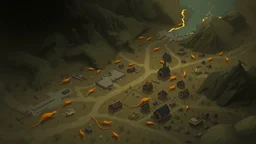 The Land of Carpet and Trace is a suspicious place, full of outgoing light orange ferrets. This land's color scheme includes platinum, silver, and dark brown. It features tranquil villages and chaotic towns.