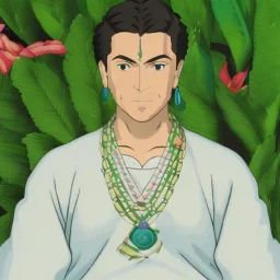 what would frida kahlo and Brad Pitt look like combined?