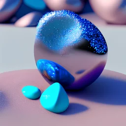 Wonderful pebbles, 30mm photography, 8k, 3d, sharp focus, Yves Tanguy, Max Ernst, Audubon, Amano, cinematic, photorealism, ZBrush, volumetric light, octane render, sparkles, blue eyes, surreal