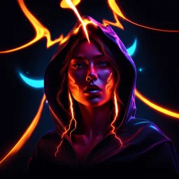 Cosmic dream face, woman, neon, abstract, amazing shadow and lightning, 4k, cinematic, glowing eyes, cosmic, face, dream, space, stars, amazing, art, glowing, fire, fantasy, crazy, ultimate, club, insane