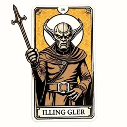 A Klingon Tarot card.