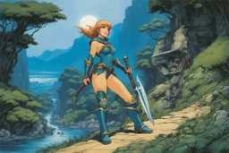 (high res photo in the style of Orion, by Masamune Shirow) (high res photo by Ray Harryhausen) You are Barbara, a female elf druid in the town of Nausicaa in the kingdom of Orlania. You've spent your life learning the ways of nature and the power it contains. You've spent your life working in the fields and have come to believe the reason for the success of the other races is that they do not live in harmony with nature like the elves do. You have been told stories of the great druids of old an