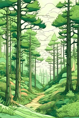 Gambar ilustrasi hutan