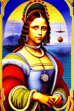 Adriana Chechik as painted by Leonardo DaVinci