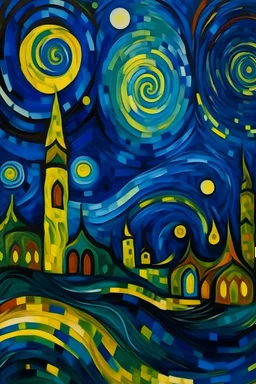 If Van Gogh's 'Starry Night' was pained by Robert Delaunay