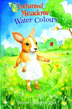 THE ENCHANTED MEADOW WATER COLOURS CHILDRENS BOOK COVER