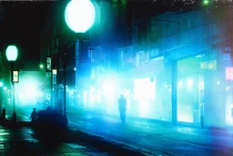 Night, City, lights, retrowave, realistic vision, and claude monet impressionism paintings