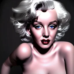 Realistic image portrait, sweet Marylin Monroe, punk style, highly detailed, unreal engine 5, ray tracing, RTX, lumen lighting, ultra detail, volumetric lighting, 3d, finely drawn, high definition, high resolution.