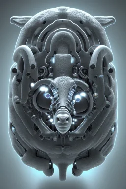 sheep brain cyborg, matrix style