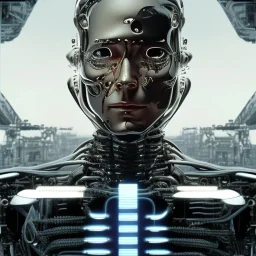 The 2004 movie, I, Robot, set in 2035, imagined a world in which intelligent robots fulfilled public and domestic service positions. But, when Detective Del Spooner starts investigating a suicide case, he uncovers a sinister plot to enslave humanity, orchestrated by (spoiler) the AI created to protect it. The film used Asimov’s Three Laws of Robotics 8k matte painting digital art