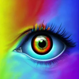 Rainbow eyes