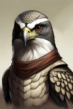 Amon from Devil Man in the form of a peregrine falcon