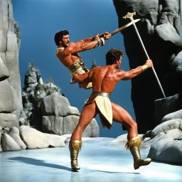 (colour rich res from the movie: Jason and the Argonauts (1963)) Vintage Figure Skating