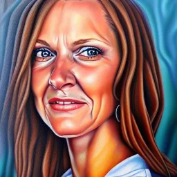 Woodsy, lady, full-length, detailed, Realistic Portrait painting, medium shot