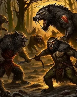 A war between bloodsuckers and werewolves