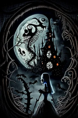 The nightmare before christmas, gothic style