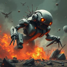 AI APOCOLYPSE DESTRUCTION AND CHAOS ROBOT WAR