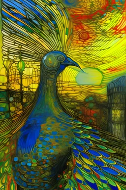 AI as a Stochastic Parrot; Van Gogh; Hundertwasser; Giger; Golden Hour; Iridescent; Controversial; Superbly Detailed; Stupendous