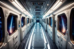 коридор внутри космического крейсера