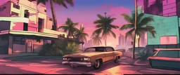 Grand Theft Auto , GTA VC, Grand Theft Auto Vice City, Style Art, Vice City, background Miami