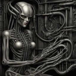 While H.R. Giger's biomechanical art is well-known for its dark and surreal aesthetic in the realm of science fiction and horror, it has also influenced other genres including anime. Anime creators have drawn inspiration from Giger's intricate biomechanical designs to create visually stunning and thought-provoking works that blend human and machine elements in unique ways. Some anime series and films that have been influenced by Giger's biomechanical style include: 1. "Neon Genesis Evangelion"