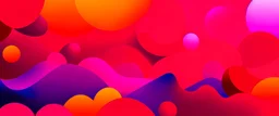 Retro grainy background pink magenta blue purple red orange abstract shapes noise texture summery banner header poster design