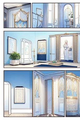 Comic Story, a Queen Batoul would sit with her team called the Tea Majlis. Her team consisted of: - Live Barbie game - Comedian Jim Carrey - Former U.S. President Donald Trump In a large room with wide windows from which the light of nature, light colors, plants, modern furniture, and modern interior design enter. They were thinking of a new interior design for the palace. Meanwhile, they drank cinnamon tea and watched series "Friends"