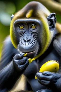 gorilla tag monkey with banana in hand