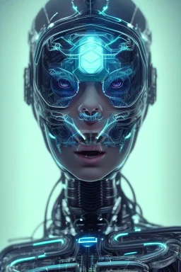 cyberpunk, glas head, women, portrai, open mouth, perfect skin, tron, cyborg , perfekt, real, dream, hr giger