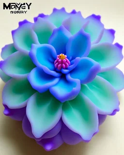 silicone material jelly soft shiny Surreal Waiizii Flower Art by Joshy Sly, flower sculpture