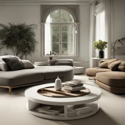 Modern “small” circular coffee table design