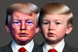 trump as a toddler