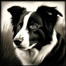 a front cover of books named border collie ::1.0, , front view --fast --wallpaper