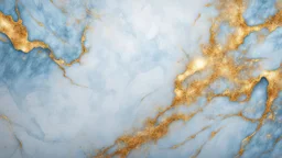 Hyper Realistic Light-Blue & Golden-marble-background with glowing-embers & white-scratch-marks vignette-effect