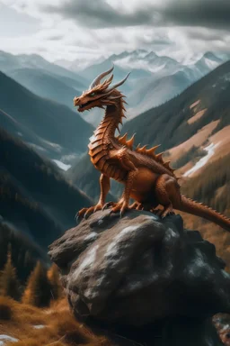 dragon in the mountain