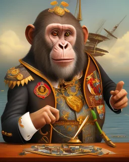 bored ape yacht club style - ape that is a forex trader